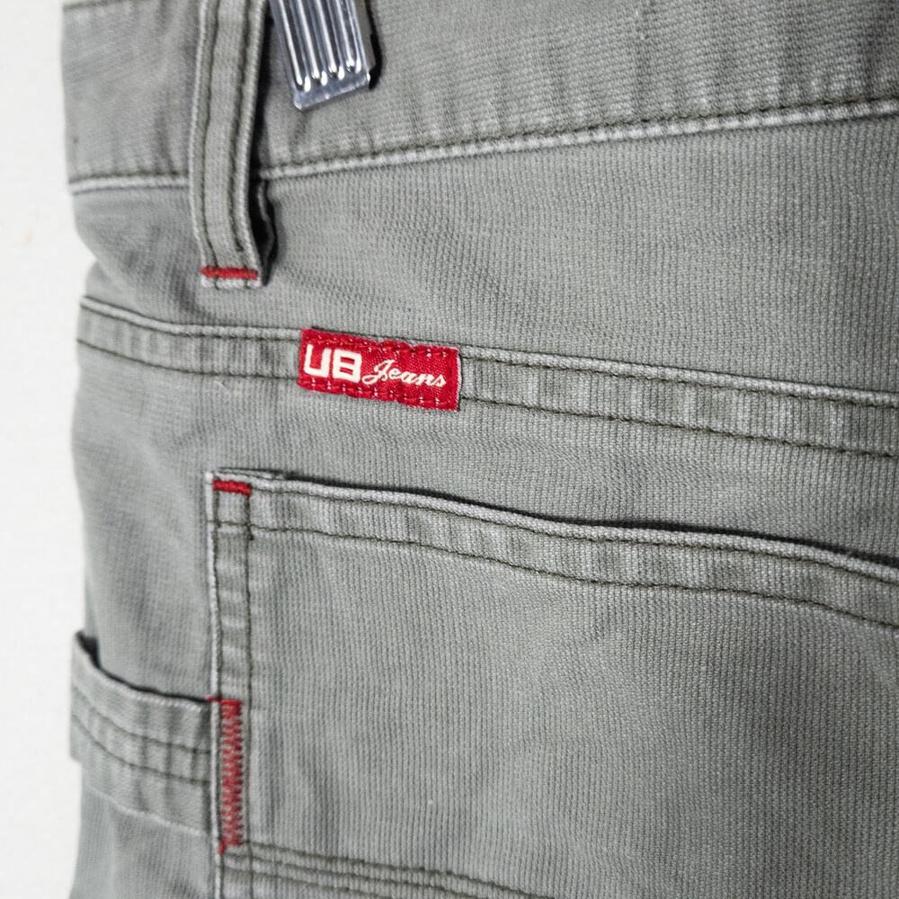 Unionbay Utility Shorts Gray Size 5 Low Rise Y2K Skater Streetwear Fit - Picture 3 of 4